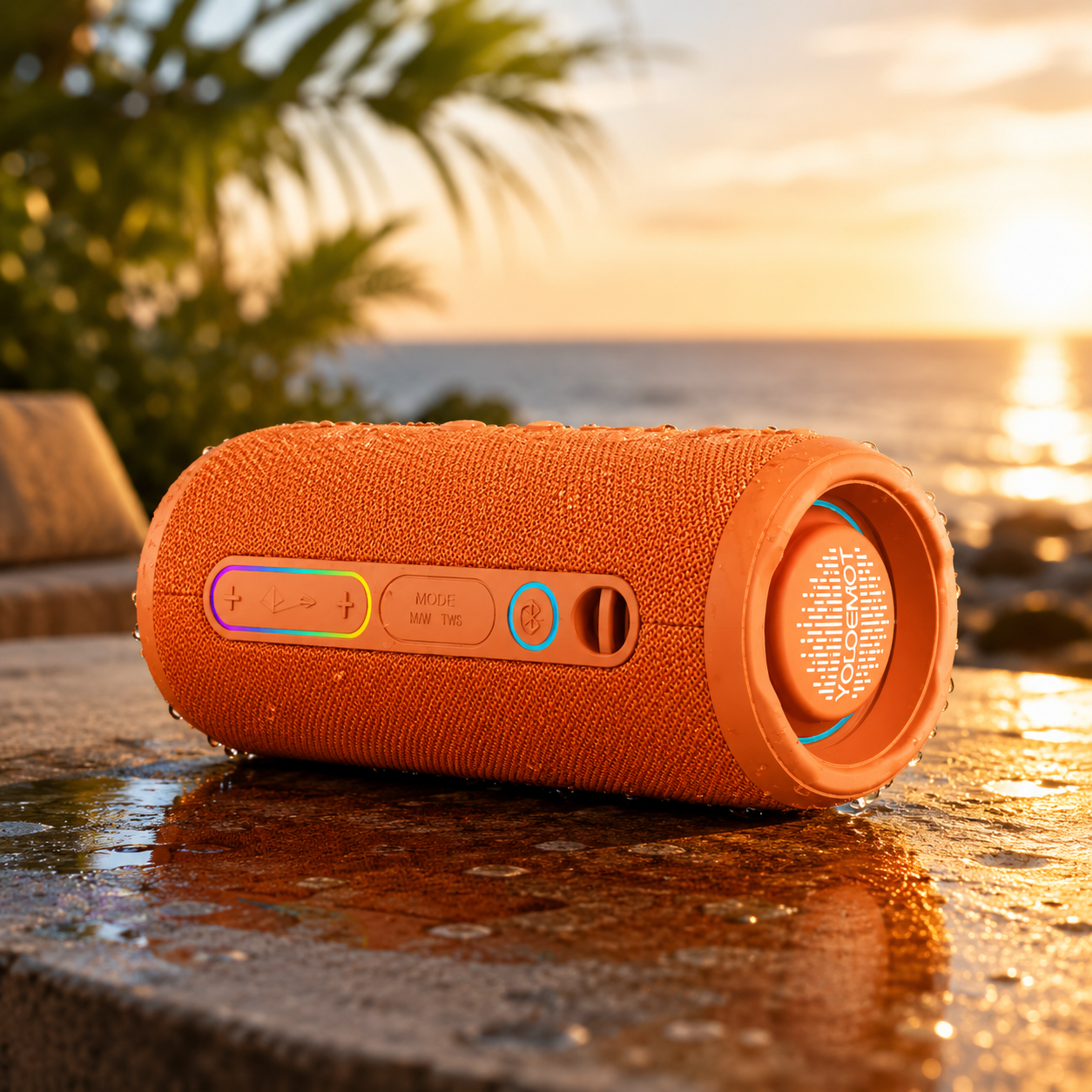 EchoBeat™ Portable Bluetooth Speaker