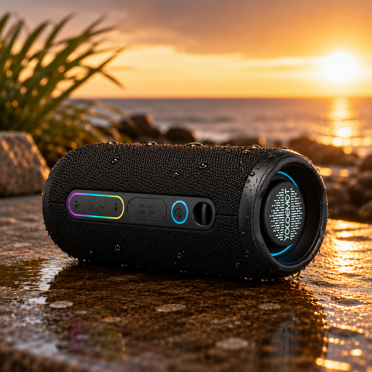EchoBeat™ Portable Bluetooth Speaker